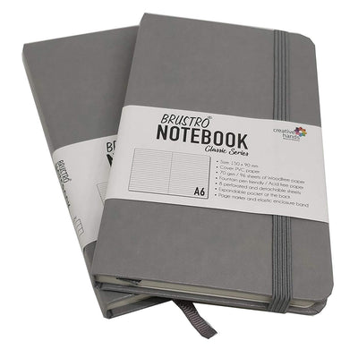 BRUSTRO NOTEBOOK CLASSIC SERIES TWIN PACK A6