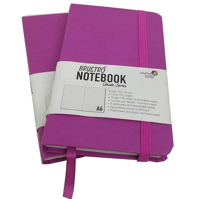 BRUSTRO NOTEBOOK CLASSIC SERIES TWIN PACK A6