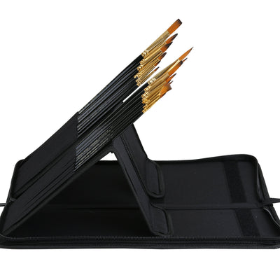 Brustro Studio Paint Brush Set of 15. (for Watercolor, Gouache, Acrylic and Oil Paint)