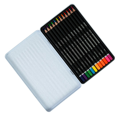 Brustro Neon Pencils Set of 12 (in Elegant tin Box)