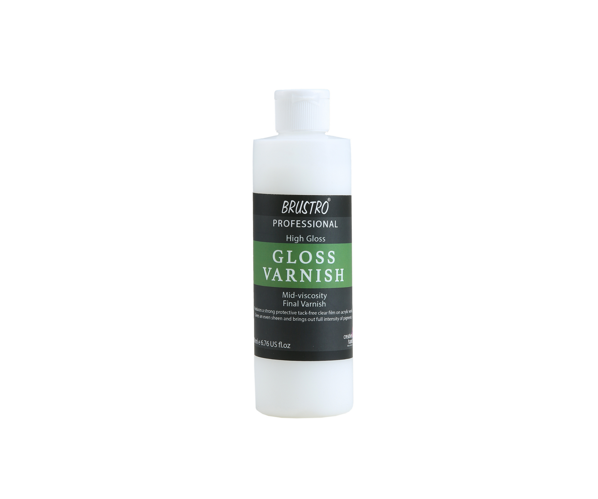 Brustro Artist's Varnish | High Gloss Finish |200ml| Apply with Brush |Perfect Coating on Acrylic Painting,Non-yellowing,Transparent,Canvas,Paper, Artwork Protection.