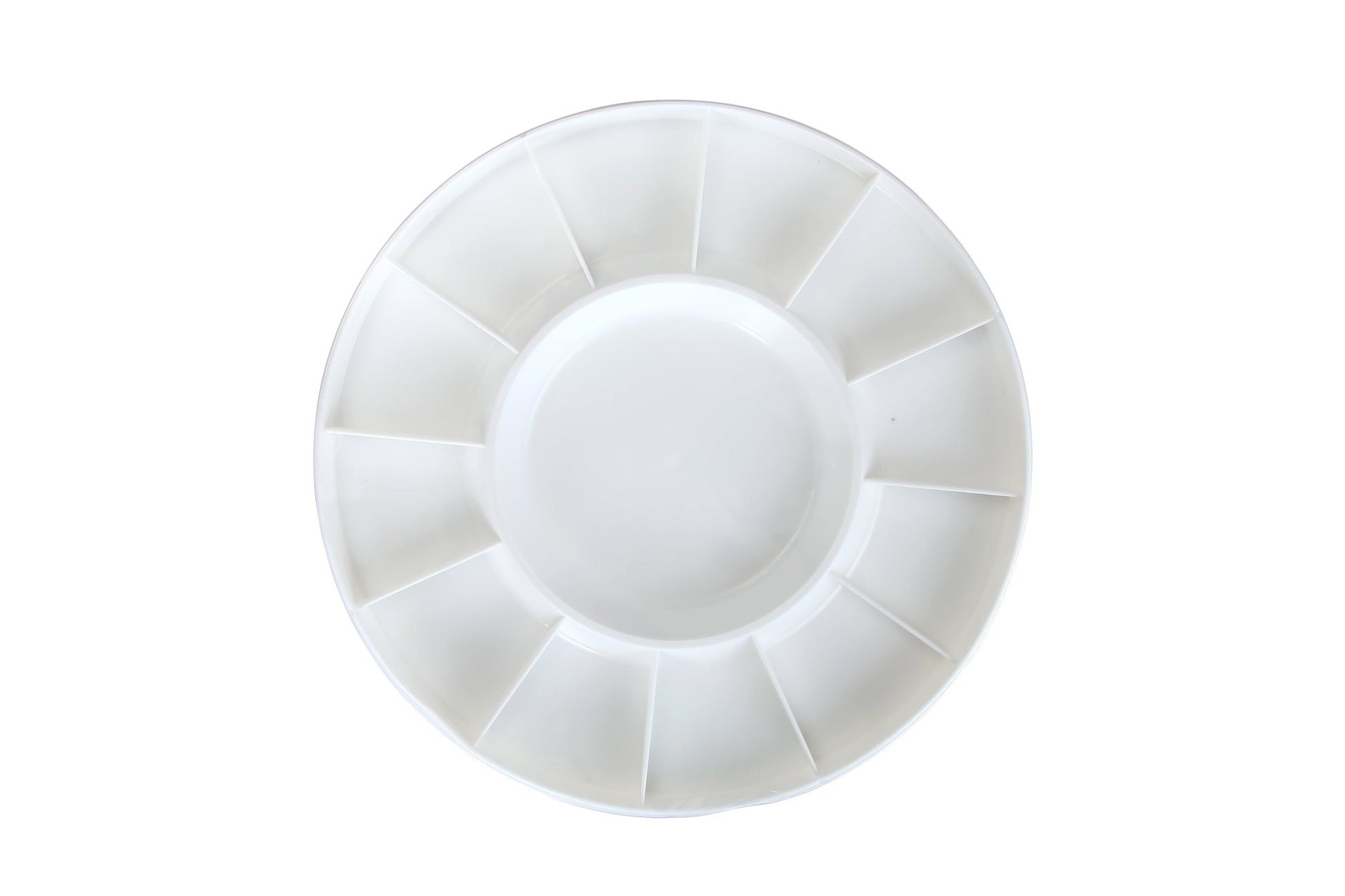 Brustro Round Plastic Palette 13 Wells with Clear lid (30 cm/12” Dia)
