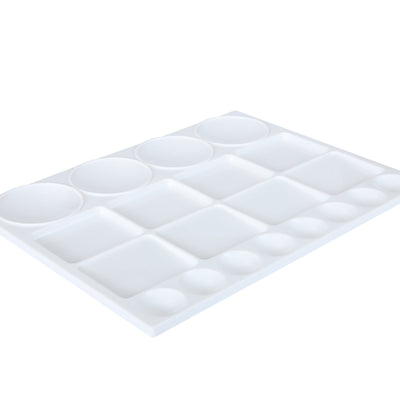 Brustro Rectangle 20 Well Plastic Palette 32.5X25CM