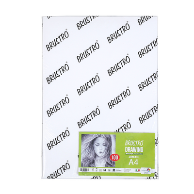 Brustro Artists' Drawing Paper 200gsm Jumbo - A4 (100 Sheets)