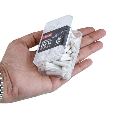 Brustro Slim Battery Operated Eraser Refills - 50 Pieces of 5x25mm