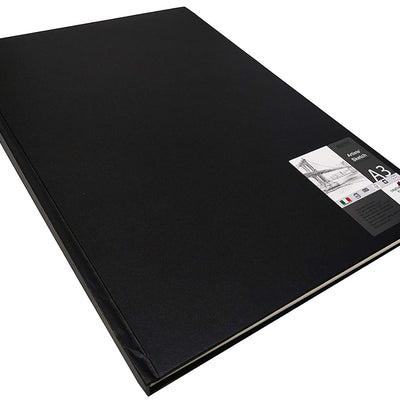 Brustro Artists' Sketch Book Stitched Bound A3-110 GSM, 124 Pages Acid Free