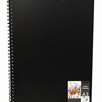 Brustro Artists Wiro Bound Sketch Book, A3 Size, 116 Pages, 160 GSM (Acid Free)