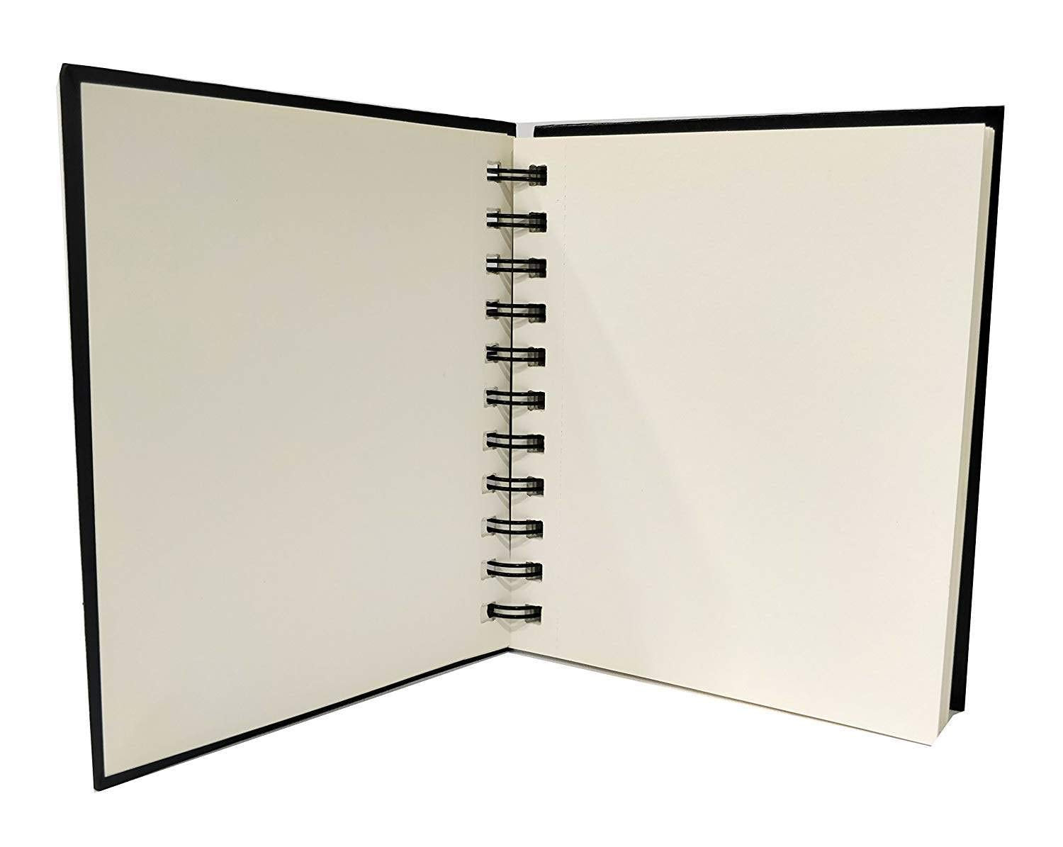 BRUSTRO Artists Wiro Bound Sketch Book| Spiral | A3 Size, 120 Pages, 160 GSM| Ideal for Students and Adults,Home, School, Students, Beginners, Professional Drawing, Sketching, Mandala Art