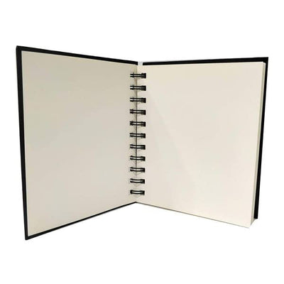 Brustro Wiro Bound A5 Size Artists Sketch Book, 120 Pages, 160 GSM and BRUSTRO Artists ’ FINEART Graphite Pencil Set of 12 (10B-2H)