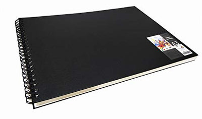 Brustro Artists Sketch Book Wiro Bound A3 Size, Landscape, 116 Pages,160 GSM (Acid Free)