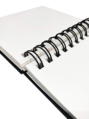 Brustro Artists Sketch Book Wiro Bound A5 Size, Landscape, 116 Pages,160 GSM (Acid Free)
