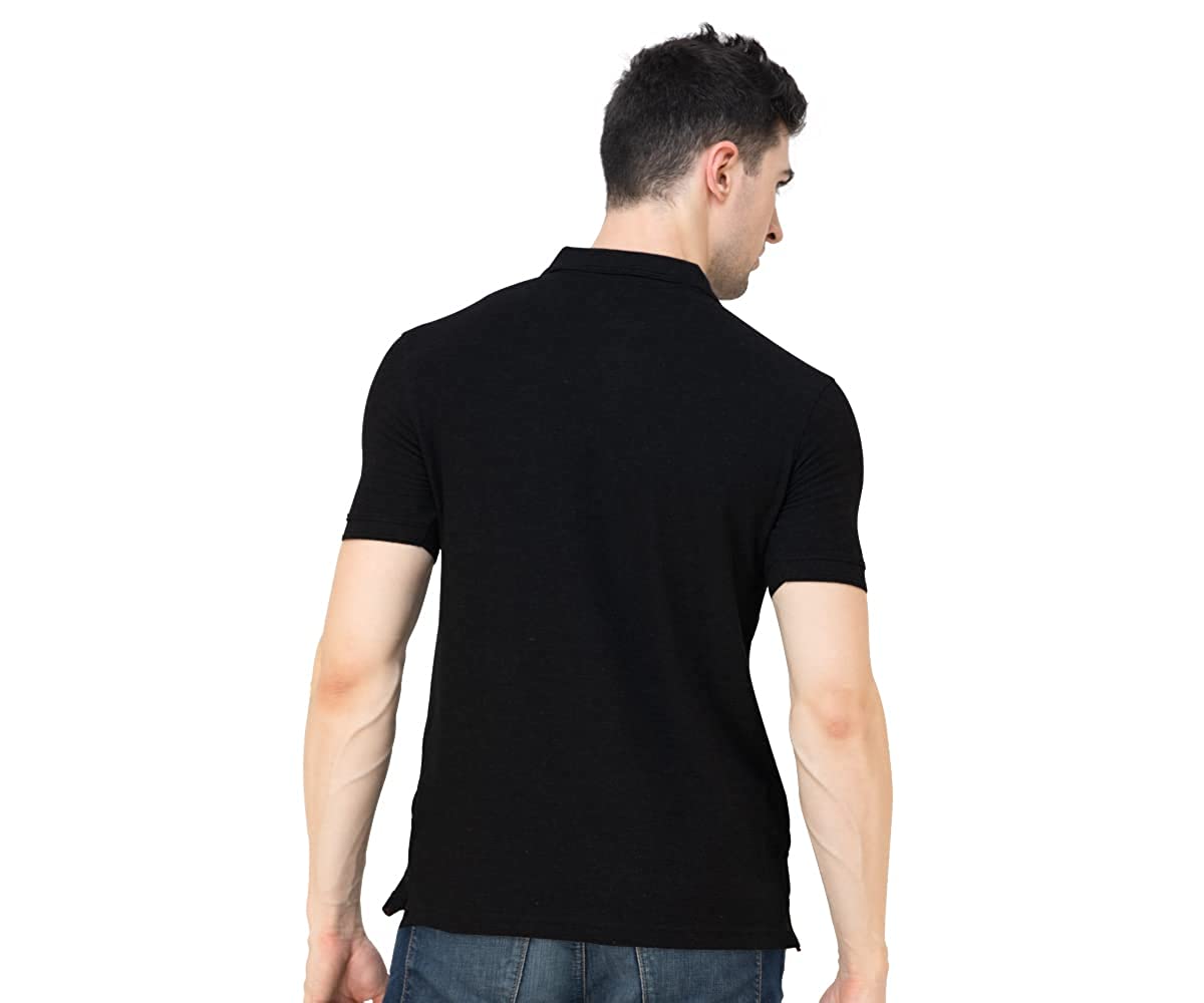Brustro T-Shirt Regular fit 100% Cotton Unisex- Black Colour (Size -Small)