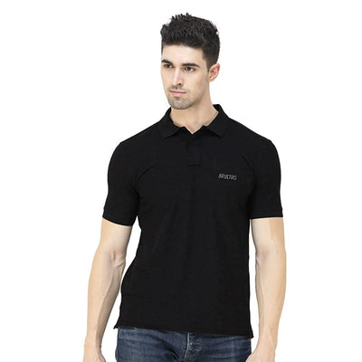Brustro T-Shirt Regular fit 100% Cotton Unisex- Black Colour (Size -Small)