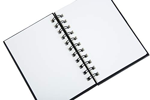 Brustro Artist 100% Cotton Watercolour Wiro Bound Journal Cold Pressed 300 GSM, 4" X 6" – (20 Sheets)