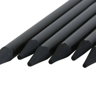 Brustro Woodless Charcoal Pencil Set of 6 (3 Soft, 2 Medium, 1 Hard)