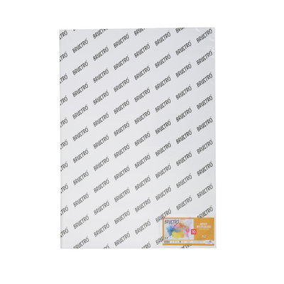 Brustro Artists' Watercolour Paper 25% Cotton Cold Pressed 200 GSM, Size - A2, 10 Sheets