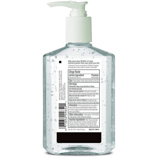 Purell Advanced Hand Sanitizer Refreshing Gel 8 oz Pump Bottle
