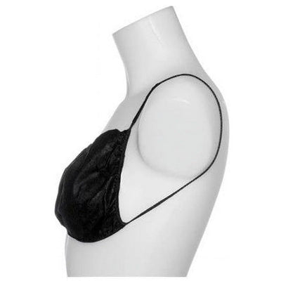 Spa Bra without Back Disposable, Black Color, Large/X-Large Size