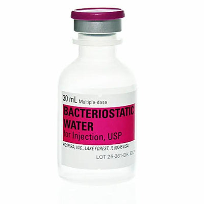 Bacteriostatic Water Injection by Hospira, Multiple Dose Vials 30 mL 25/Pack (Rx)