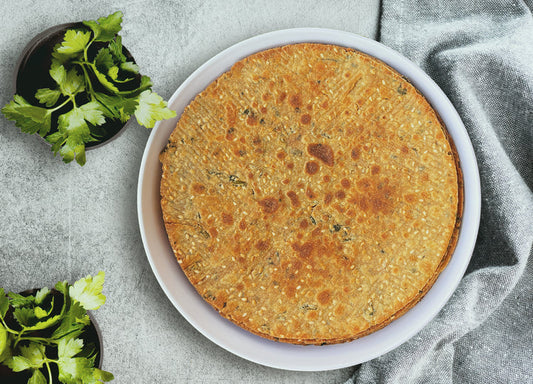 Falguni Gruh Udyog Gluten Free - Bajri Kothmir Mirchi Khakhra | 500 gms