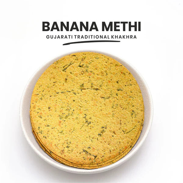 Stuti Wheat Banana Methi Khakhara | 200 gms