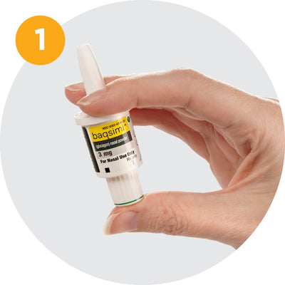 Baqsimi Glucagon Nasal Powder Spray 3 mg  (Rx)