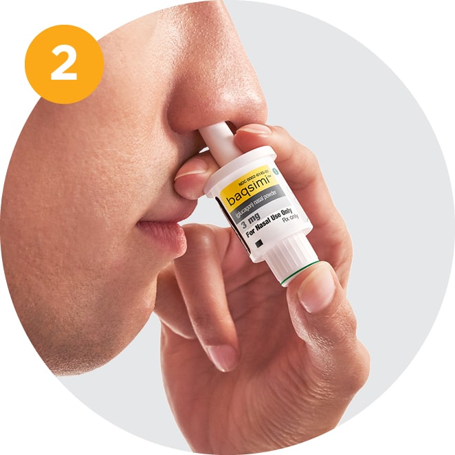 Baqsimi Glucagon Nasal Powder Spray 3 mg  (Rx)