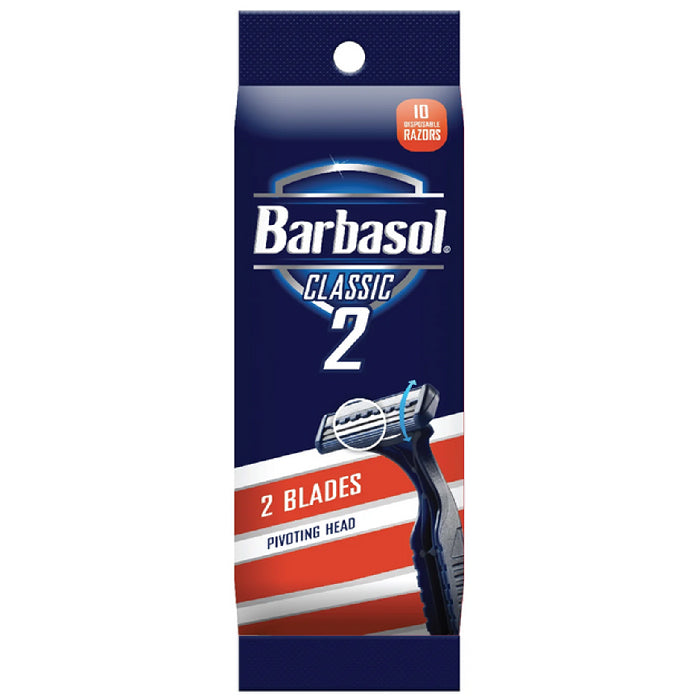 Barbasol Classic 2 Disposable Razors 10 Pack – Himkhand
