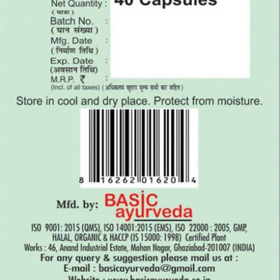 Basic Ayurveda Phal Jivak Capsule