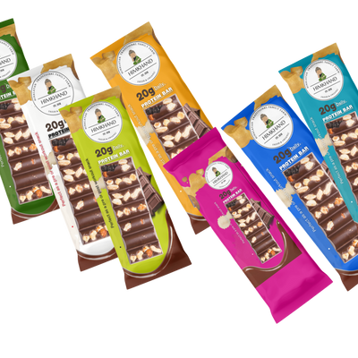 Himkhand Variety Pack 20g Protein Bar Box (Pack of 7)