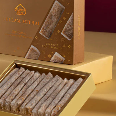Almond House Bellam Dry Fruit Pootharekulu 6 Pcs