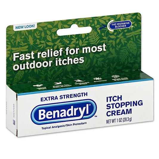Benadryl Extra Strength Anti-Itch Cream for Rashes and Insect Bites, 1 oz
