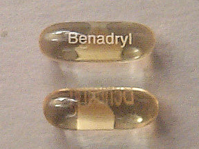 Benadryl Dye-Free Allergy Relief Medicine Antihistamine, 24 Liquidgels