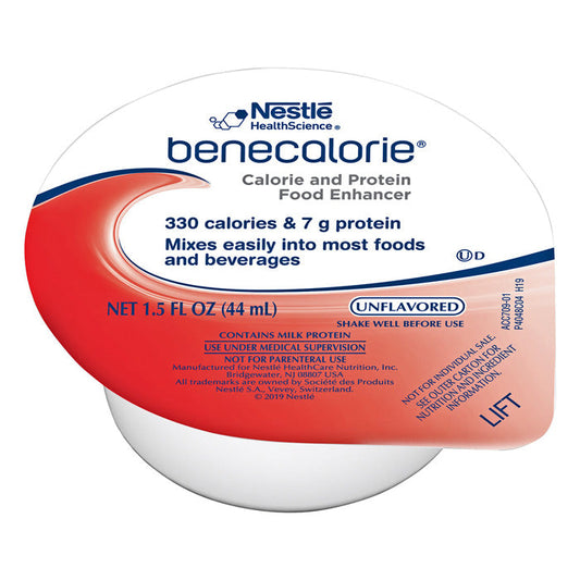 Benecalorie Oral Supplement Unflavored Liquid 1.5 oz. Cups 24/Case