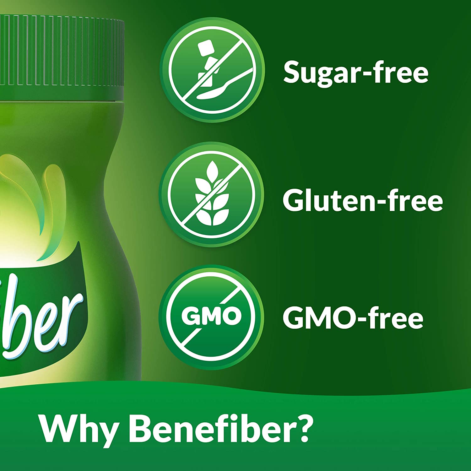 Benefiber Healthy Shape Prebiotic Fiber Supplement Powder 8.7 oz