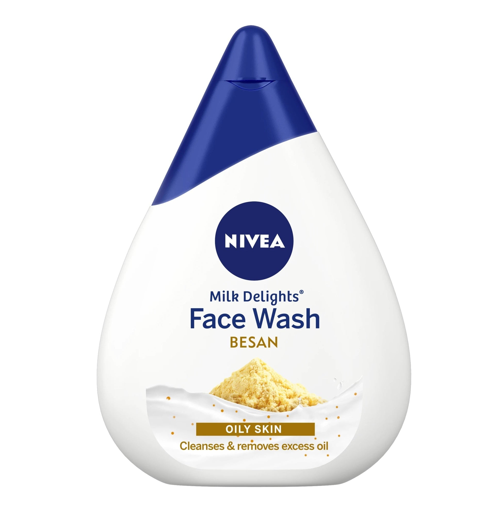 Nivea Face Wash for Oily Skin, Milk Delights Besan