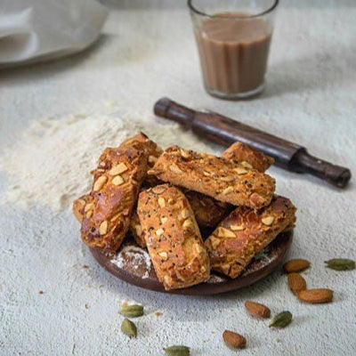 Bhagat Mishthan Bhandar Badam Elaichi Cookies - 350 gms