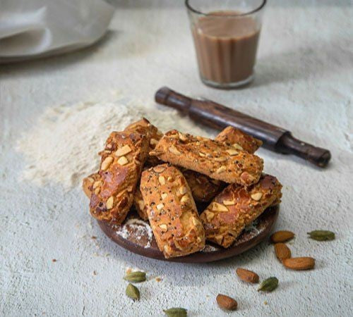 Bhagat Mishthan Bhandar Badam Elaichi Cookies - 350 gms