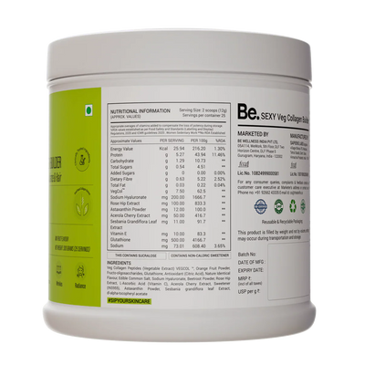 The Be Life Vegan Collagen Builder - 300 gms