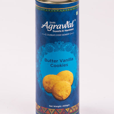 Shri Agrawal Sweets & Namkeen Butter Vanilla Cookies - 200 gms