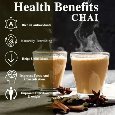 Butterscotch Chai - 100% Natural Butterscotch Flavored Chai Tea for Digestion | With Real Ingredients - 200 gms