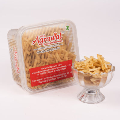 Shri Agrawal Sweets & Namkeen Black Pepper Aloo Lachha - 400 gms