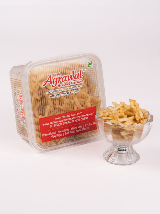 Shri Agrawal Sweets & Namkeen Black Pepper Aloo Lachha - 400 gms