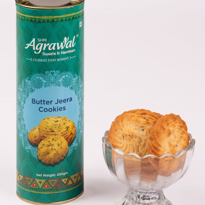 Shri Agrawal Sweets & Namkeen Butter Jeera Cookies - 200 gms