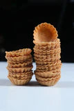 Sheta Exports Basket Chat Puri/Fried Delhi Chat Puri 60 Pieces -235 gms | Ready To Eat
