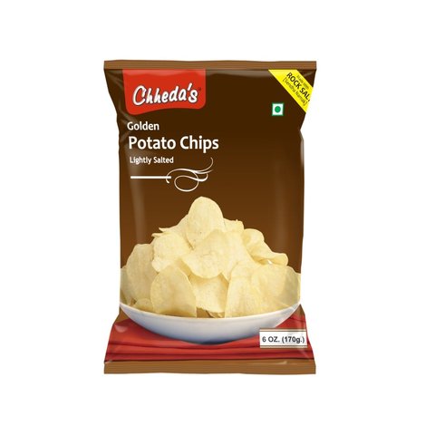 Chheda's Golden Aloo Chips (Rock Salt)  - 170 gms