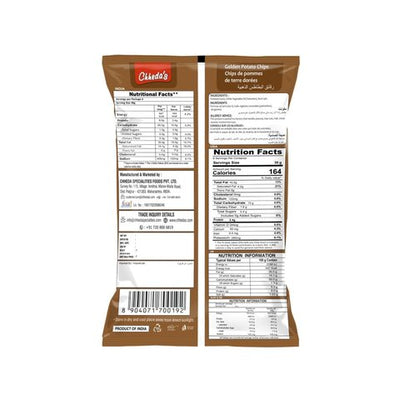 Chheda's Golden Aloo Chips (Rock Salt)  - 170 gms