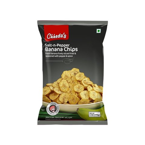 Chheda's  Salt-n-Pepper Banana Chips  -  170 gms