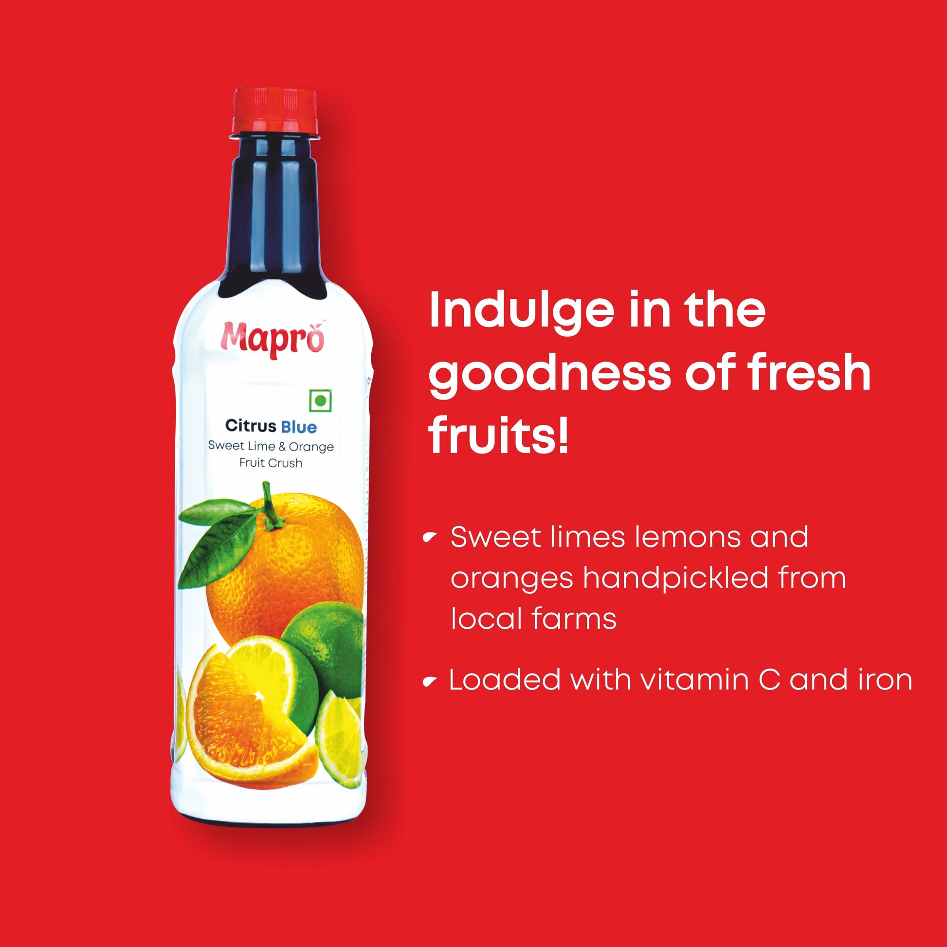 Mapro Citrus Blue Fruit Crush - 750 ml