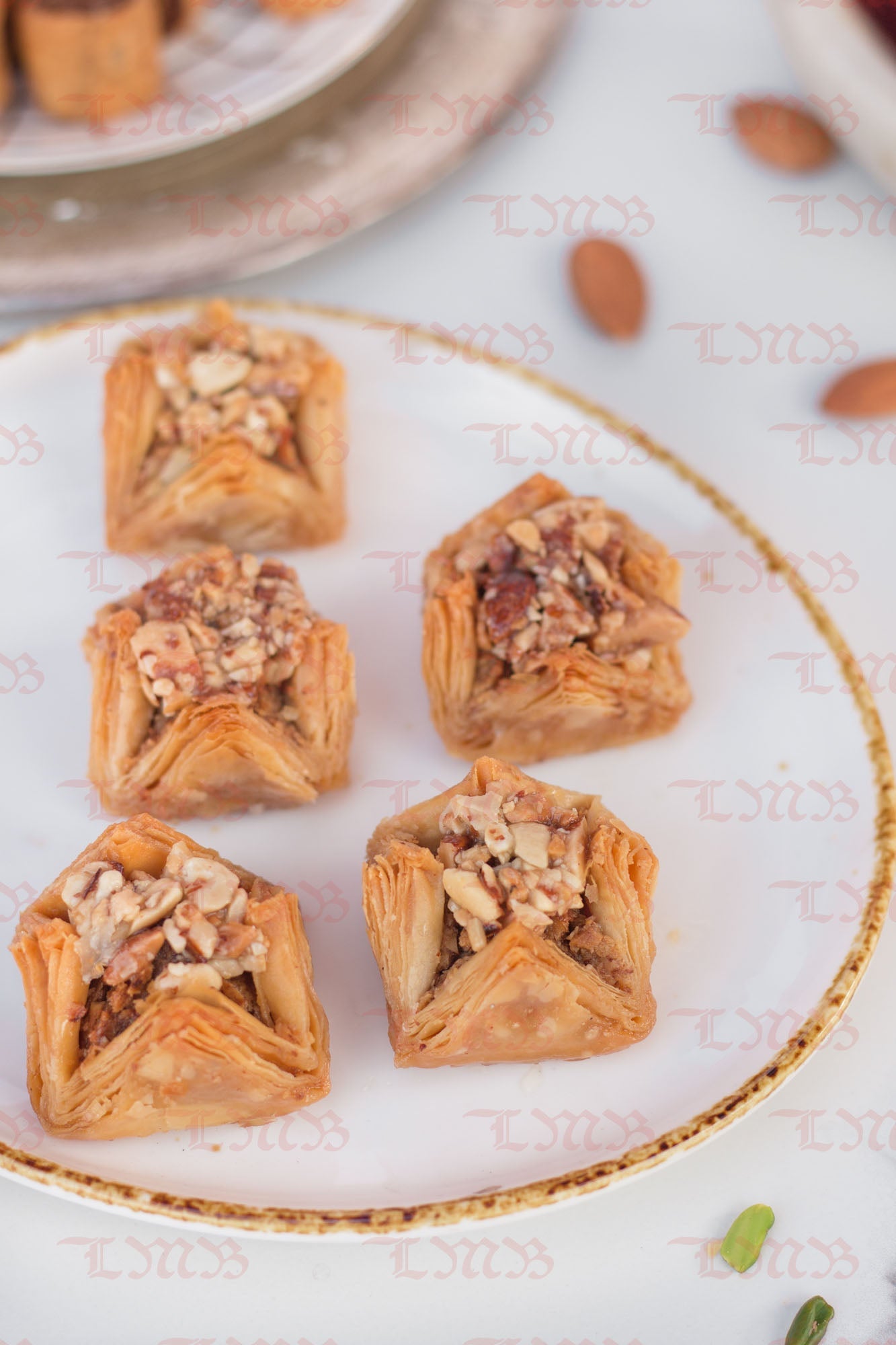 Laxmi Misthan Bhandar Dry Fruit Pyramid Baklawa  - 500 gms